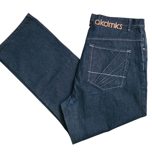 Akademiks Y2K Wide Leg men's jeans size 38×32 - Picture 1 of 6